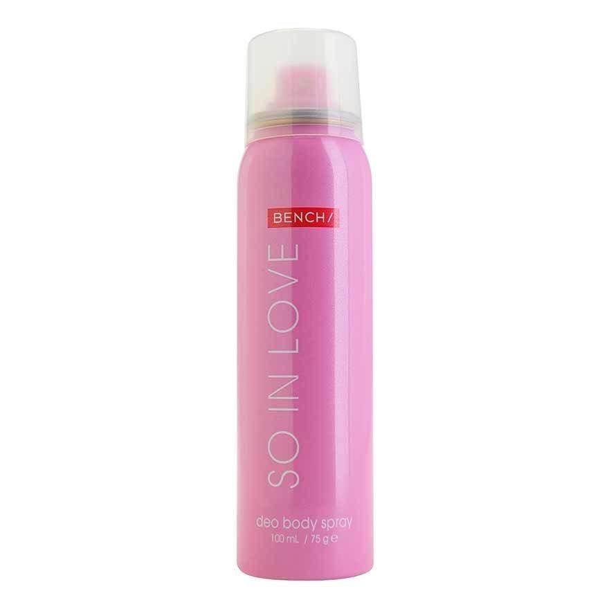 BENCH/ So In Love Deo Body Spray 100ml - MZG Health & Beauty Imports