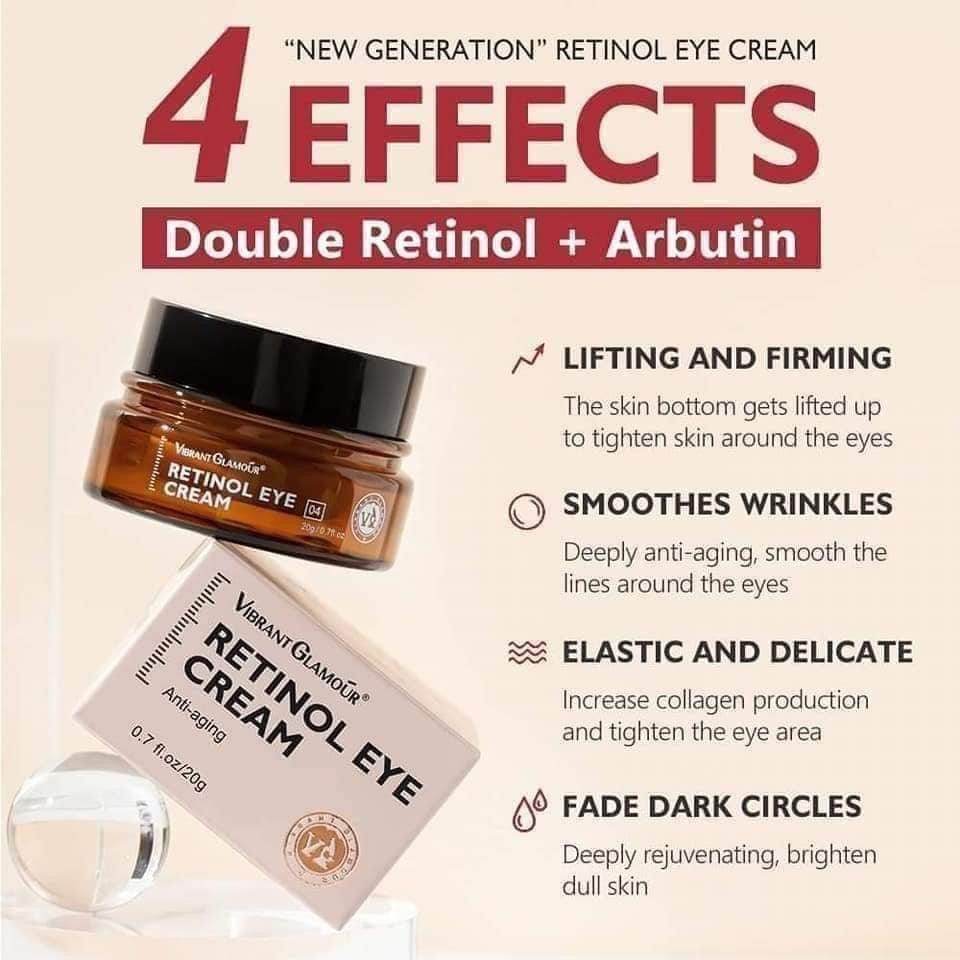 Vibrant Glamour Retinol Eye Cream - MZG Health & Beauty Imports