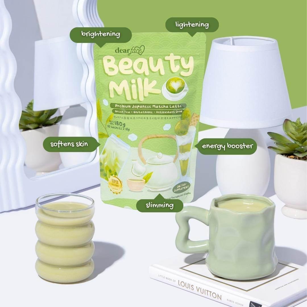 Dear Face Beauty Milk Matcha Latte - MZG Health & Beauty Imports