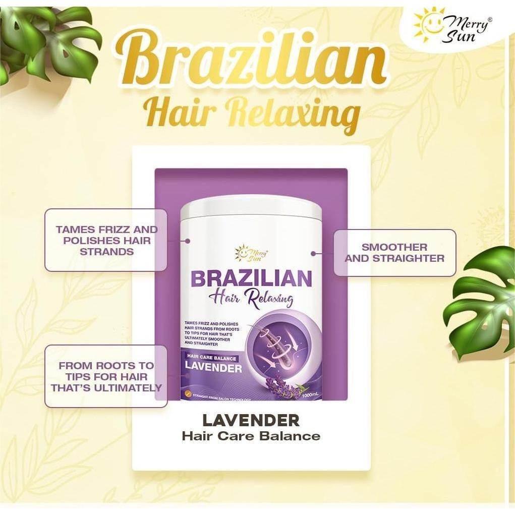 Merry Sun Brazilian Hair Relaxing 1000ml - MZG Health & Beauty Imports