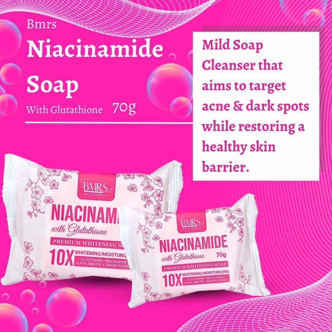BMRS Niaciamide Soap 10x Whitening / Moisturizing | 70g - MZG Health & Beauty Imports