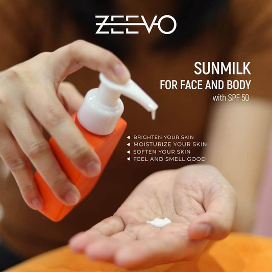Zeevo Sunmilk for Face and Body Lotion - MZG Health & Beauty Imports