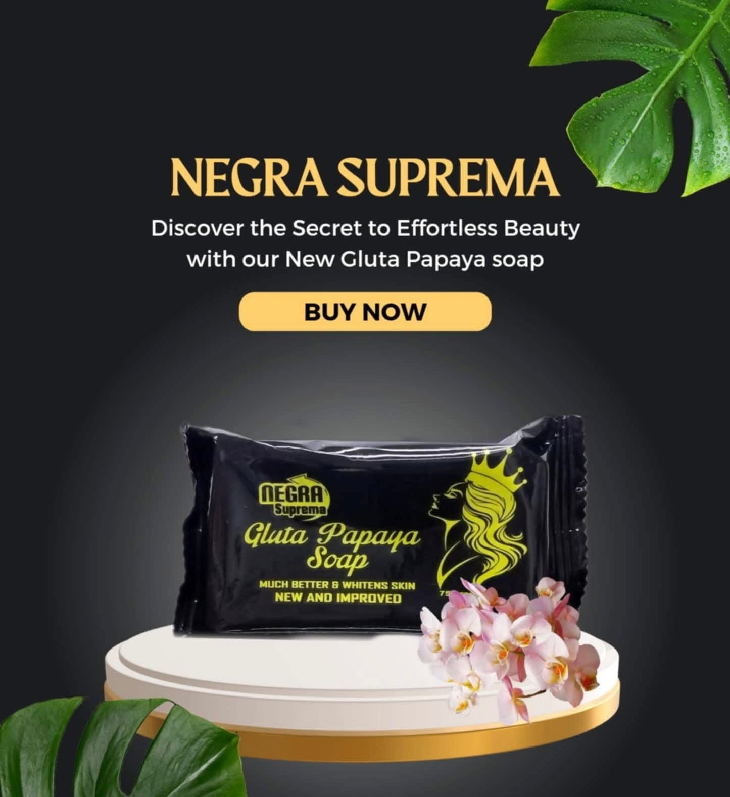 Negra Gluta Papaya Soap - MZG Health & Beauty Imports