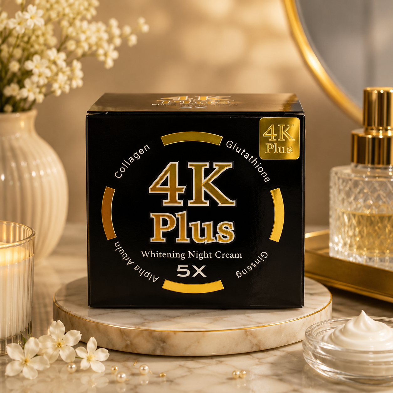 4K Plus Whitening Night Cream