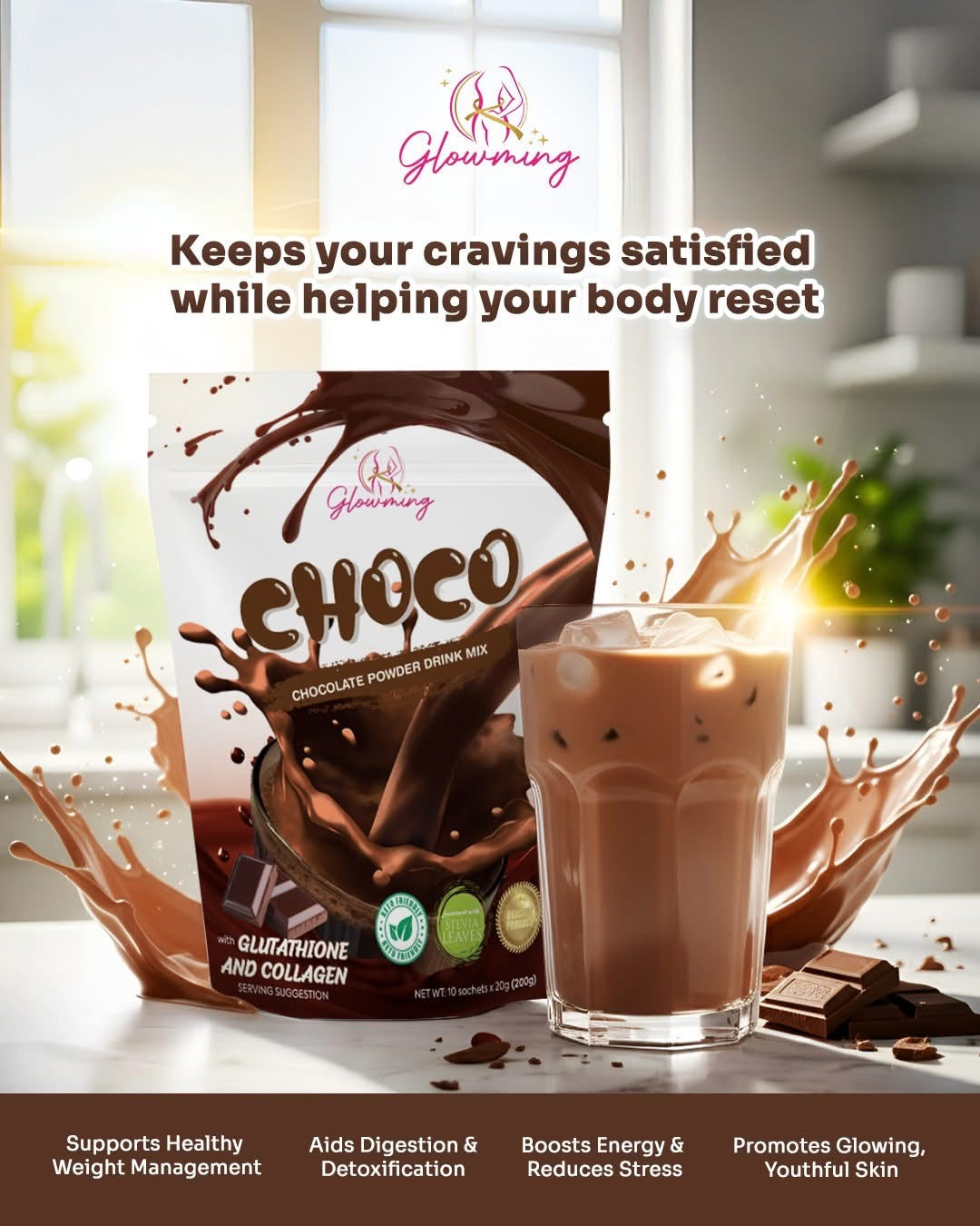 Cc Glam and Beauty Glowming Choco