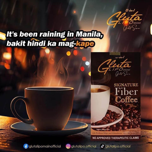 Gluta Lipo Signature Fiber Coffee - MZG Health & Beauty Imports