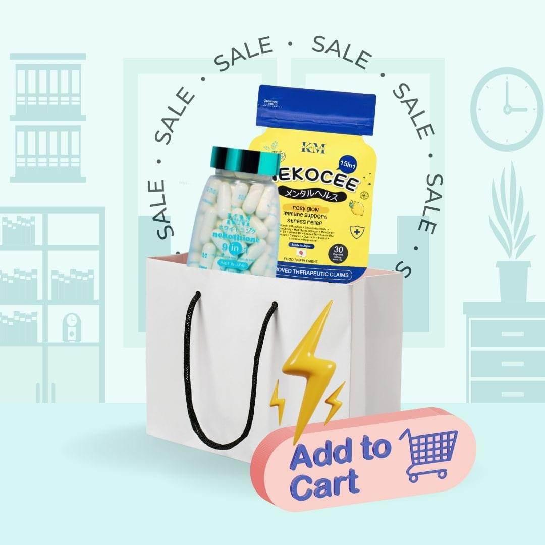 Combo Nekothione 9 in 1 Gluta + Nekocee - MZG Health & Beauty Imports