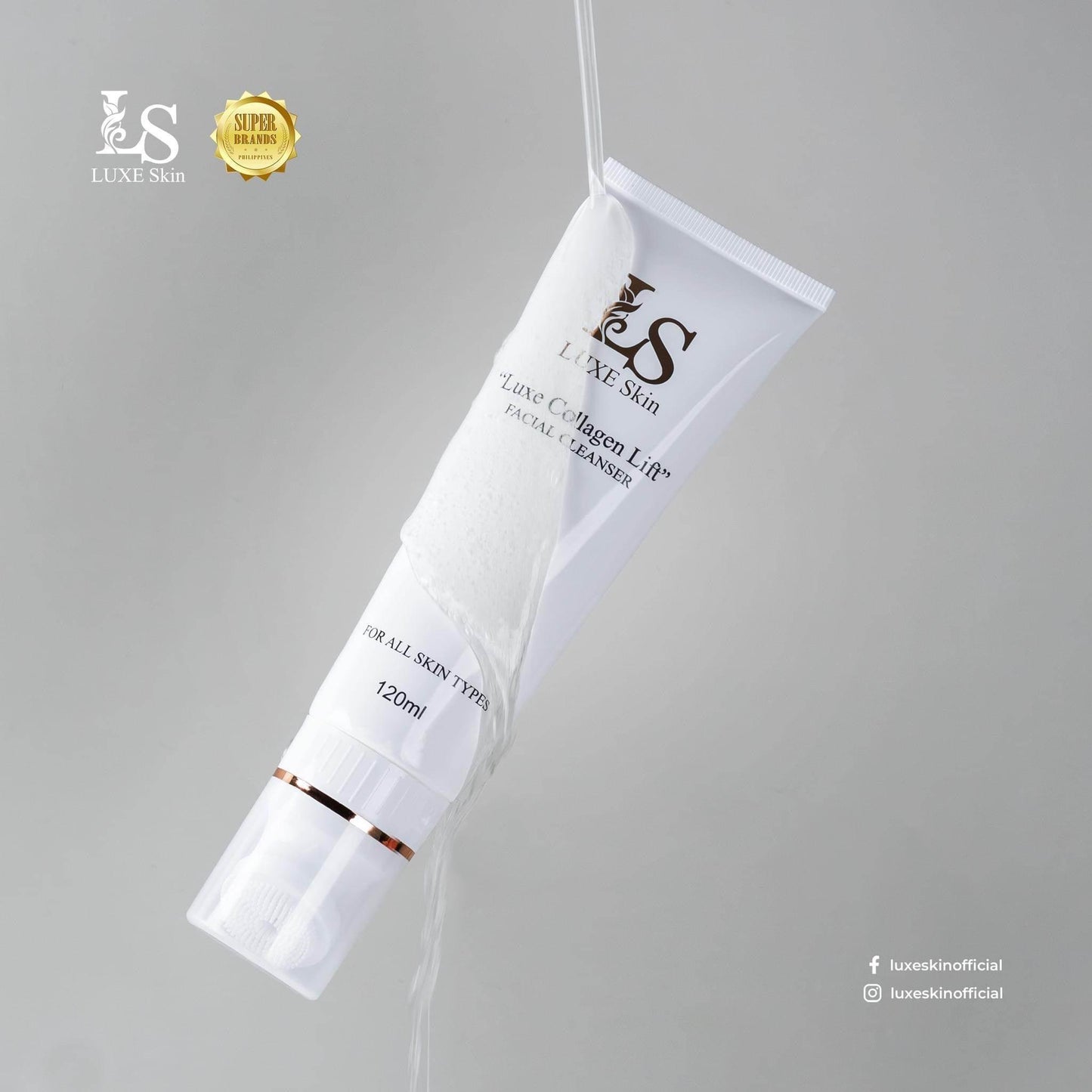 LUXE Skin Luxe Collagen Lift Facial Cleanser 120ml - MZG Health & Beauty Imports