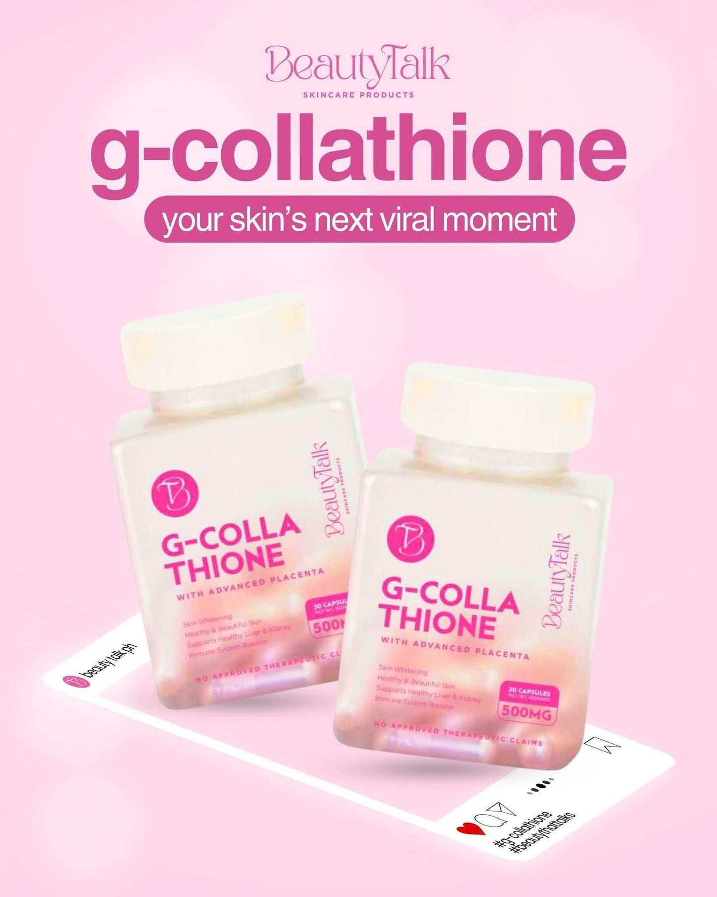 BeautyTalk G-Collathione - MZG Health & Beauty Imports