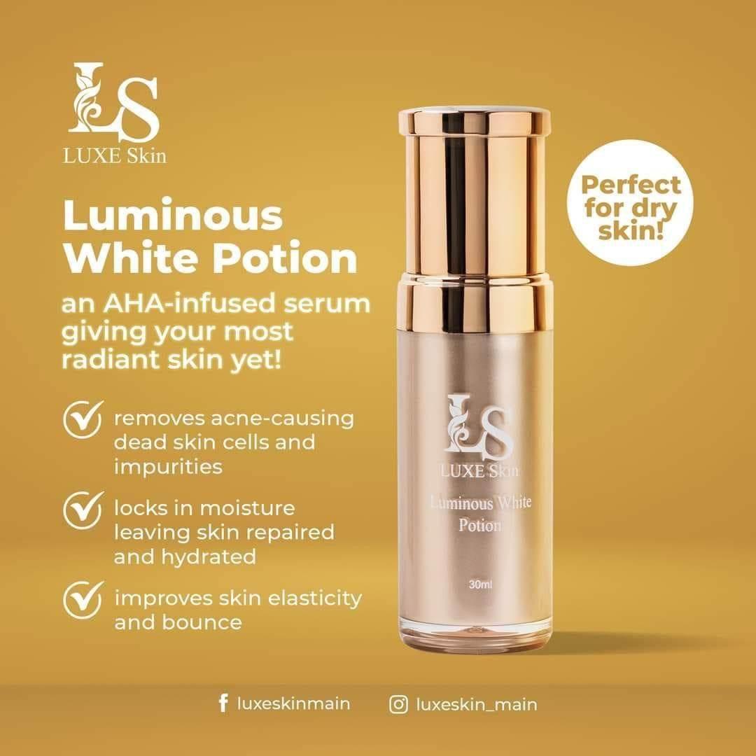 LUXE Skin Luminous White Potion 30ml - MZG Health & Beauty Imports