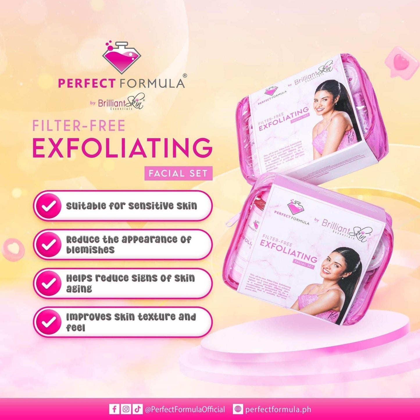 Perfect Formula Filter Free Exfoliating Facial Set - MZG Health & Beauty Imports
