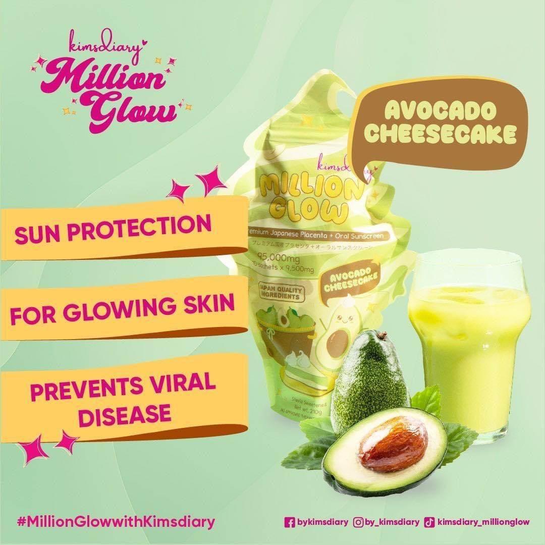 Kimsdiary Million Glow Avocado Cheesecake - MZG Health & Beauty Imports