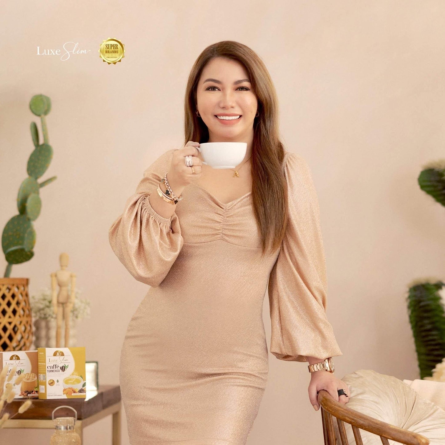 Luxe Slim Cafee Turmerico - MZG Health & Beauty Imports