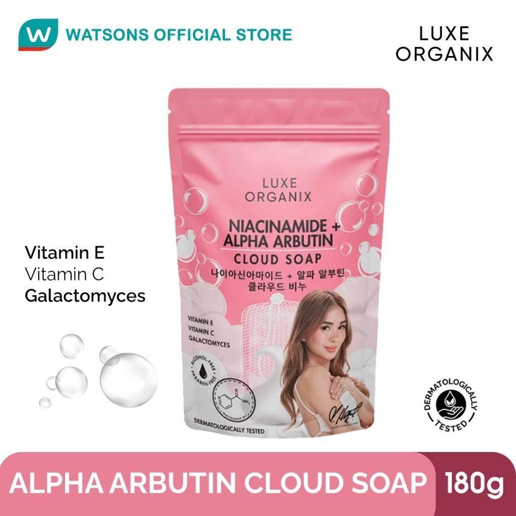 LUXE ORGANIX Niacinamide Brightening Cloud Soap 180g - MZG Health & Beauty Imports