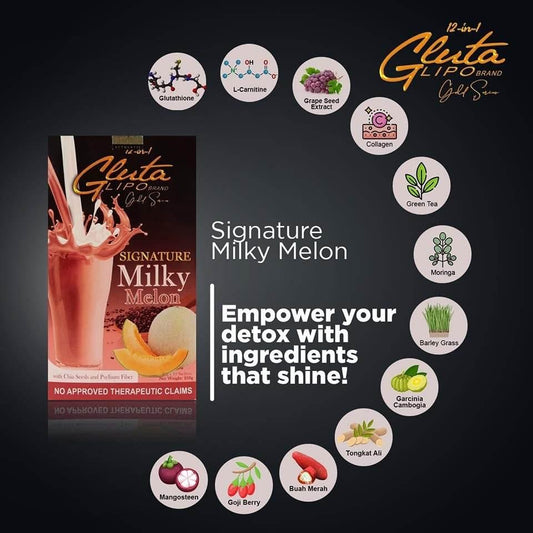 Gluta Lipo Signature Milky Melon - MZG Health & Beauty Imports
