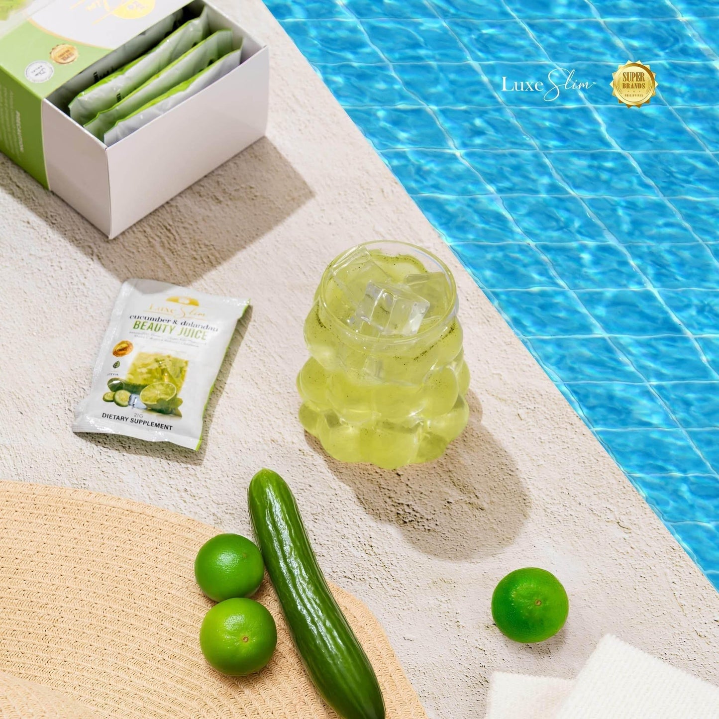 Luxe Slim Cucumber & Dalandan Beauty Juice - MZG Health & Beauty Imports