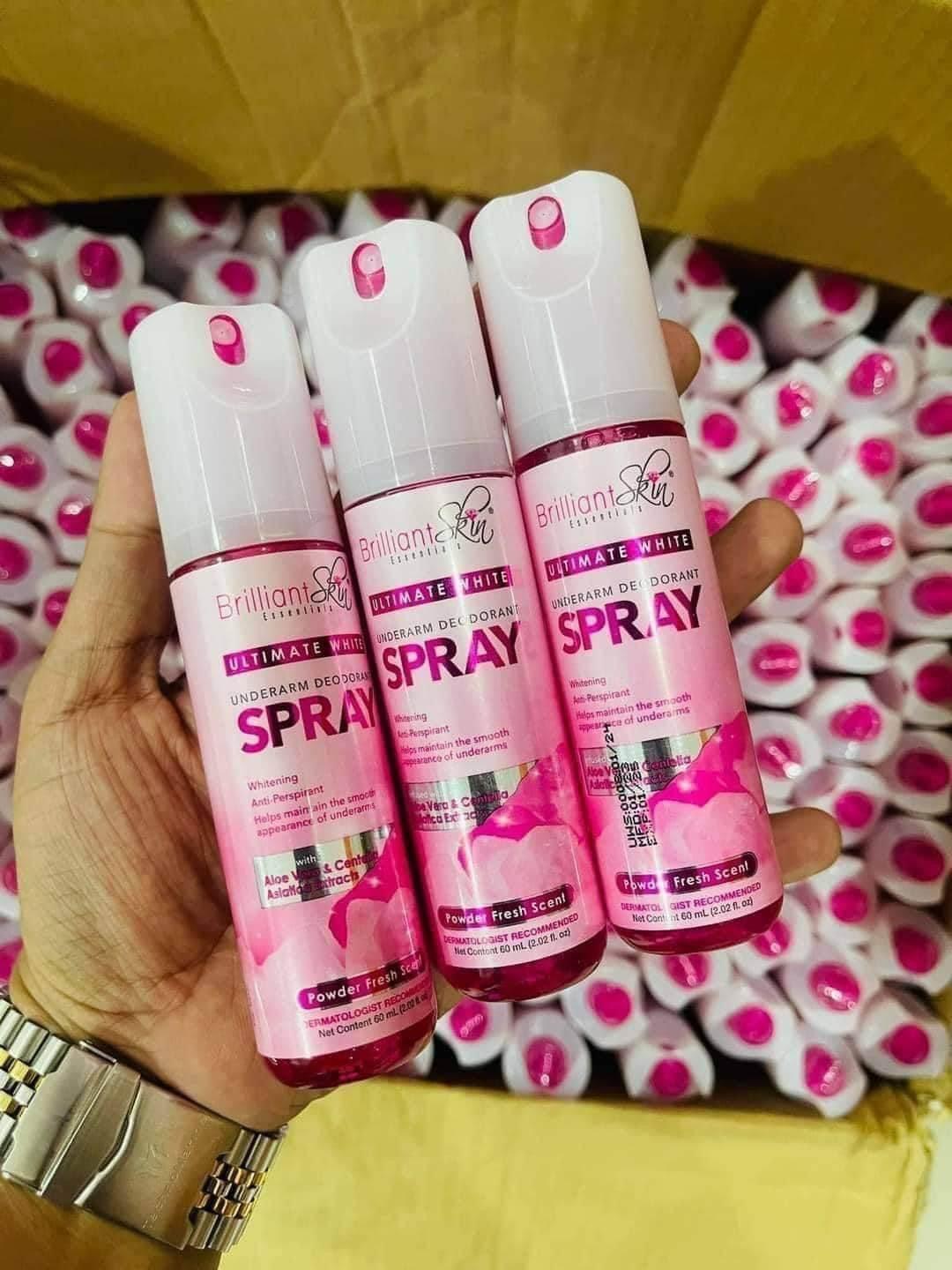 Brilliant Skin Ultimate White Underarm Deodorant Spray - MZG Health & Beauty Imports