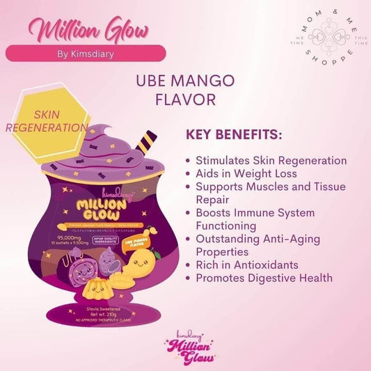 Kimsdiary Million Glow Ube Mango Flavor - MZG Health & Beauty Imports