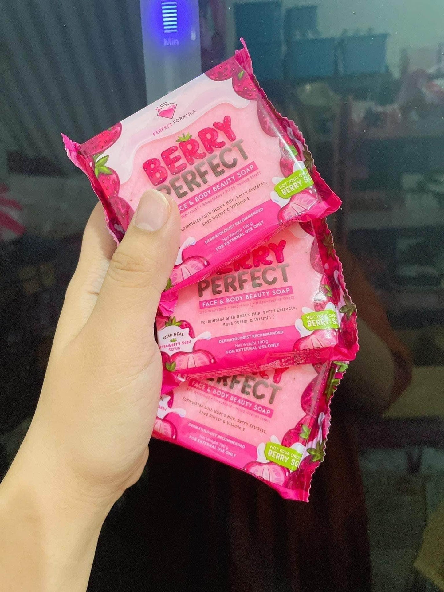 Perfect Formula Berry Perfect Face and Body Beauty Soap - MZG Health & Beauty Imports
