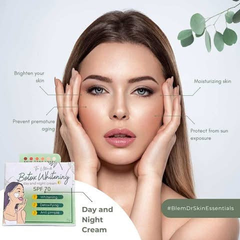Blem Dr Botox Whitening Day & Night Cream Spf 70