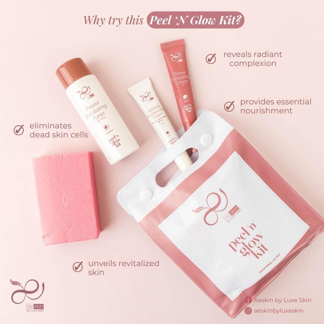 AeSkin Peel N Glow Kit by Luxeskin - MZG Health & Beauty Imports