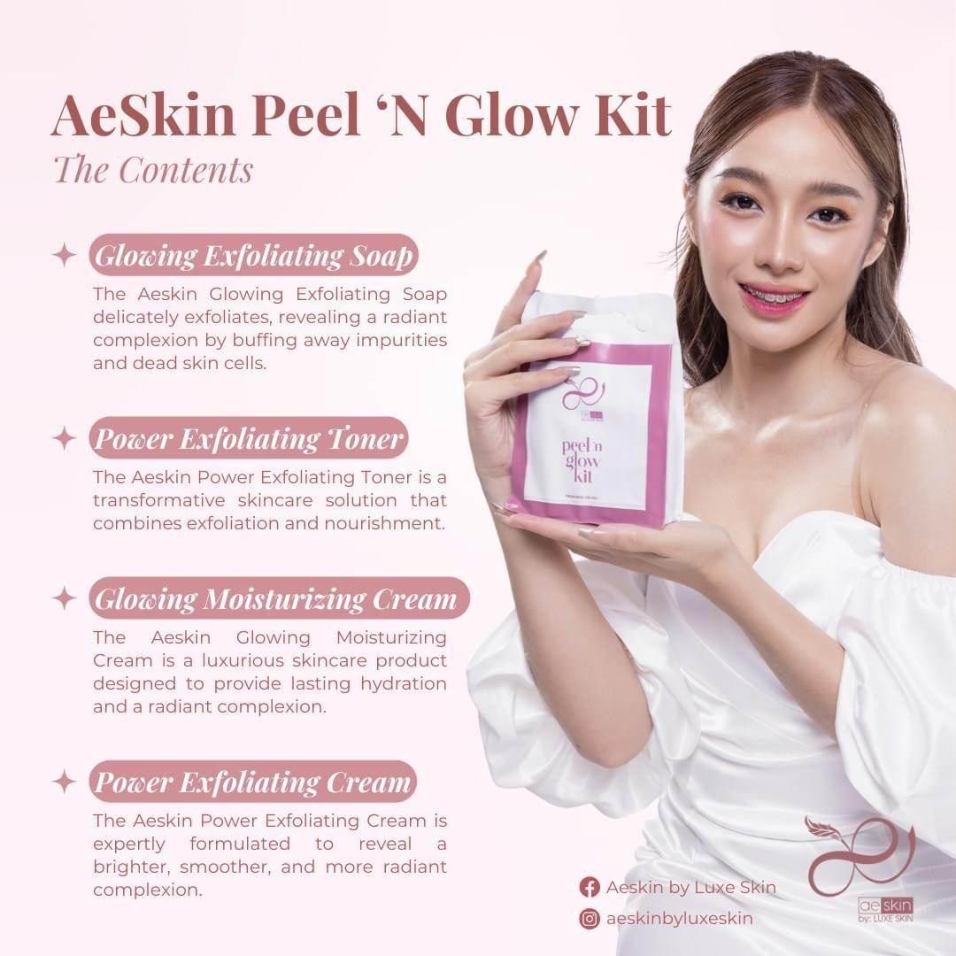 AeSkin Peel N Glow Kit by Luxeskin - MZG Health & Beauty Imports