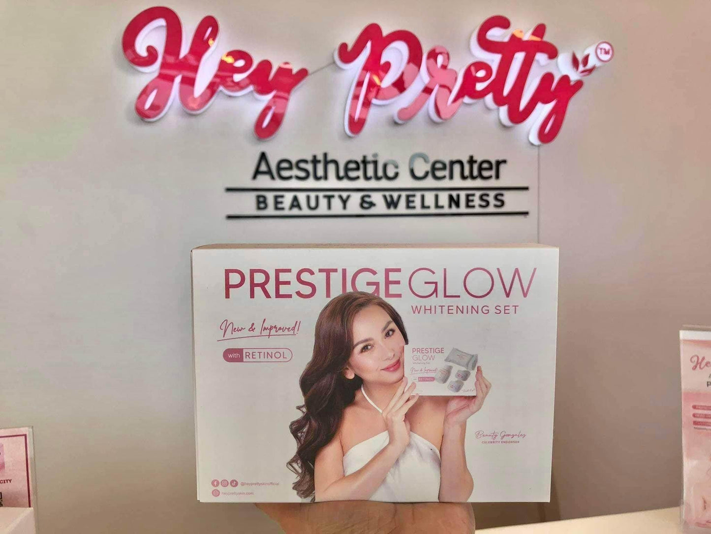 Hey Pretty Skin Prestige Glow Maintenance Set - MZG Health & Beauty Imports