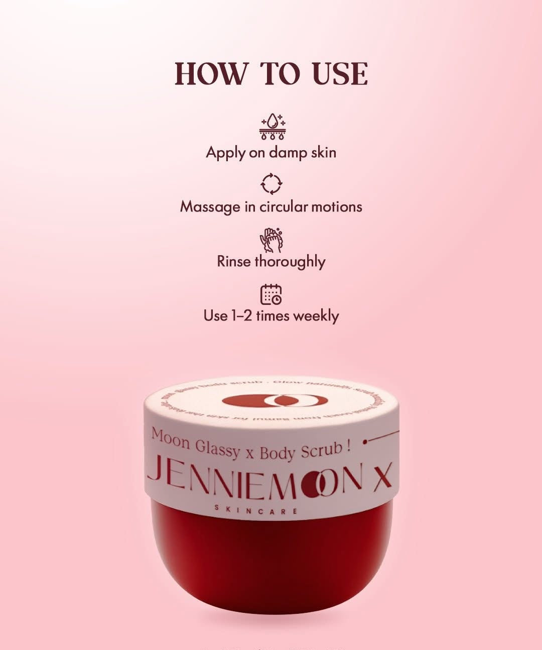 Jennie Moon Moon Glassy X Body Scrub