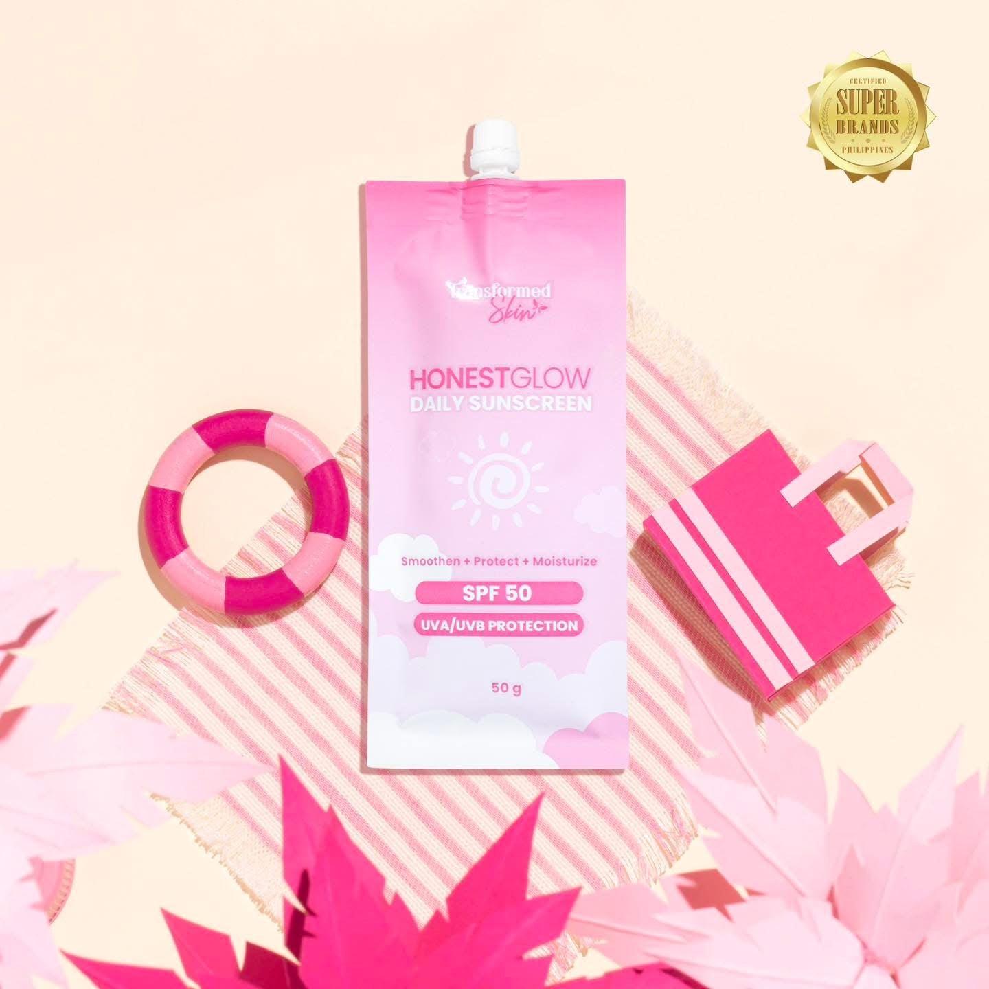 Transformed Skin | Honest Glow Daily Sunscreen Spf50 - MZG Health & Beauty Imports
