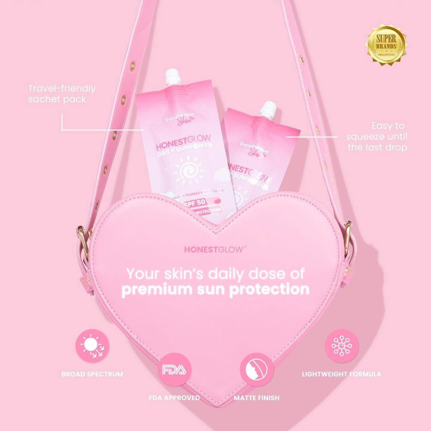 Transformed Skin | Honest Glow Daily Sunscreen Spf50 - MZG Health & Beauty Imports