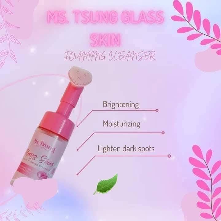 Ms Tsung Glass Skin Facial Foaming Cleanser 100ml - MZG Health & Beauty Imports