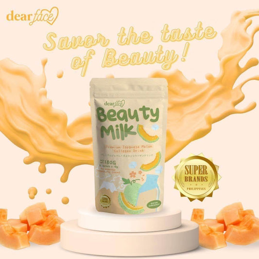 Dear Face Beauty Milk Premium Japanese Melon Collagen Drink - MZG Health & Beauty Imports