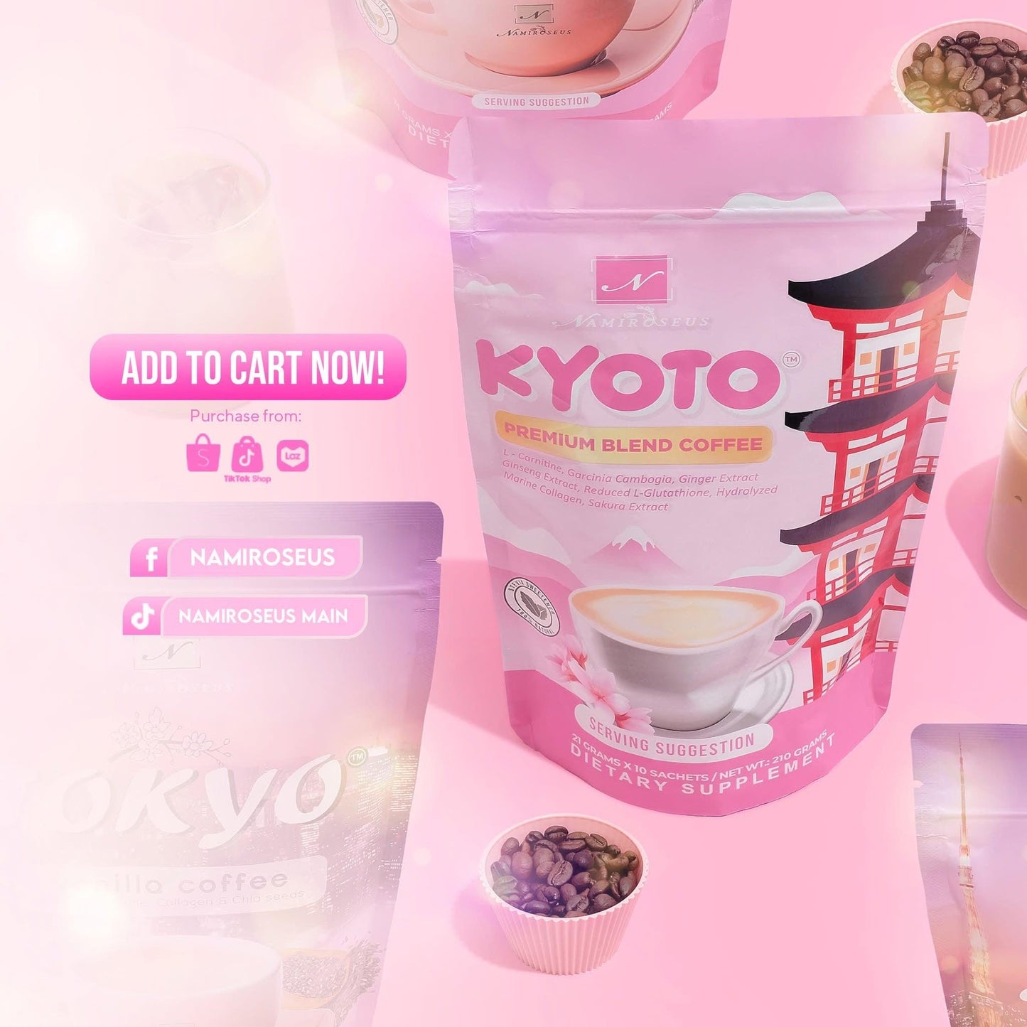 Namiroseus Kyoto Premium Blend Coffee - MZG Health & Beauty Imports