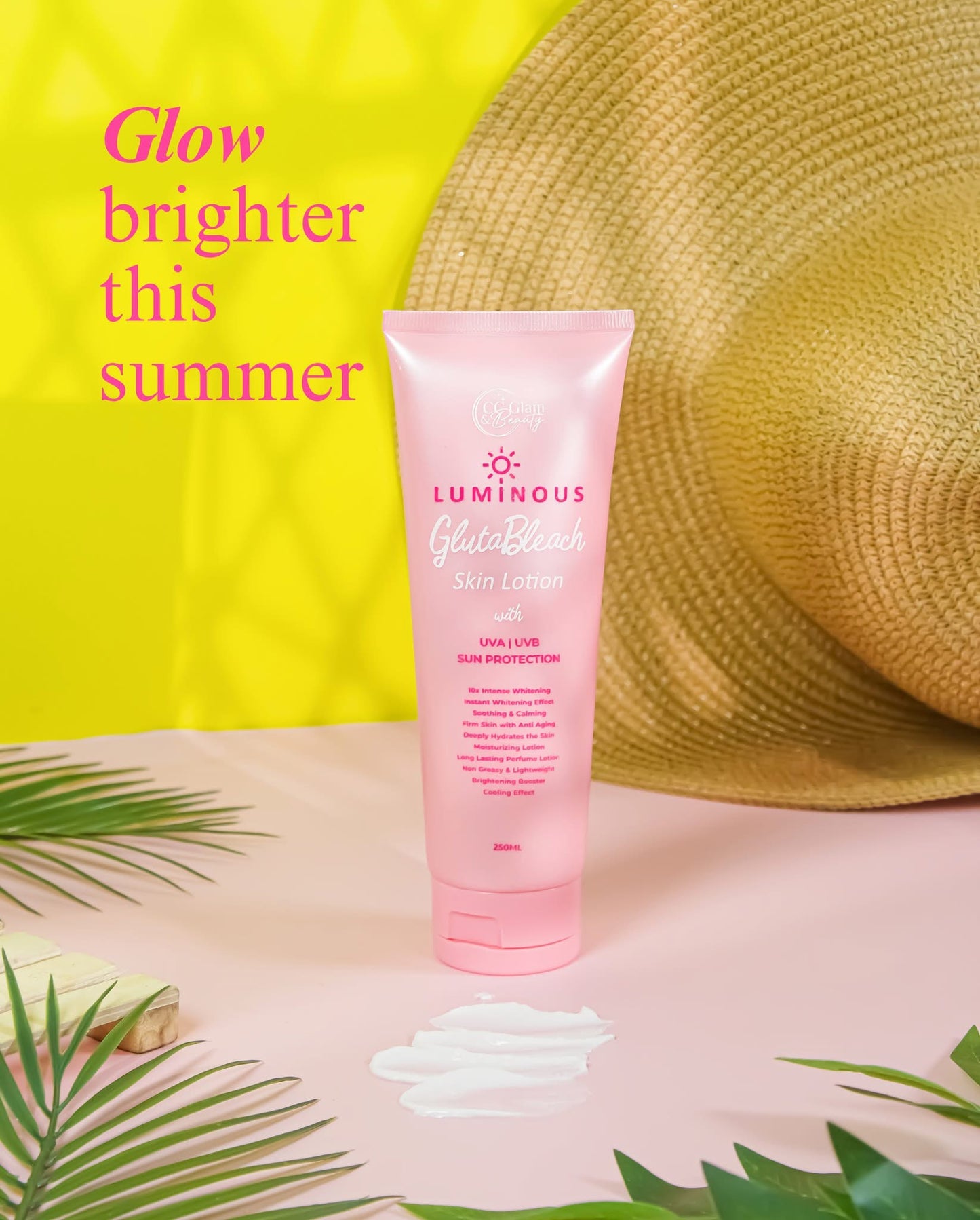 Cc Glam & Beauty Luminous Glutableach Skin Lotion - MZG Health & Beauty Imports