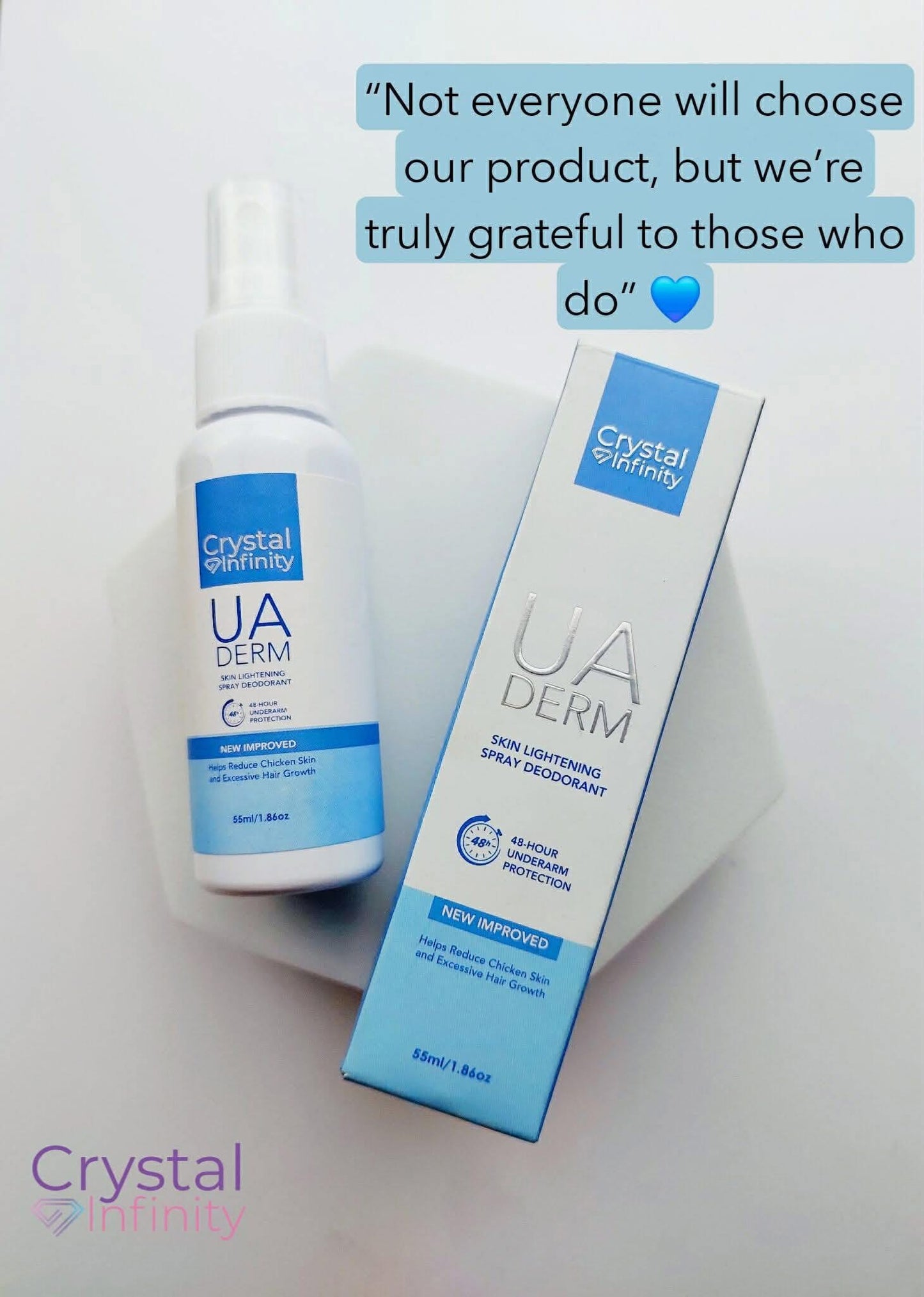 Crystal Infinity UA Derm Spray Deodorant - MZG Health & Beauty Imports