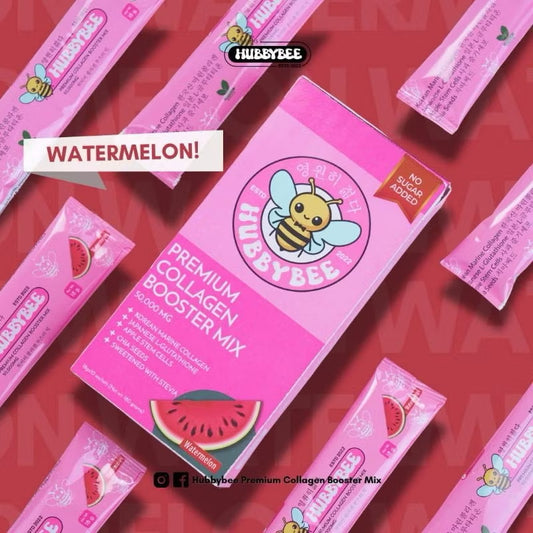 Hubbybee Premium Collagen Booster Mix Watermelon - MZG Health & Beauty Imports