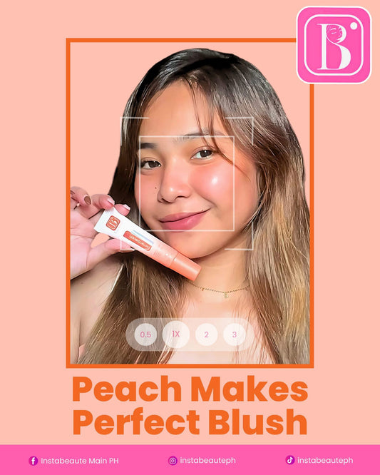 InstaBeaute Perfect Peach Sunkissed Blush Cream - MZG Health & Beauty Imports
