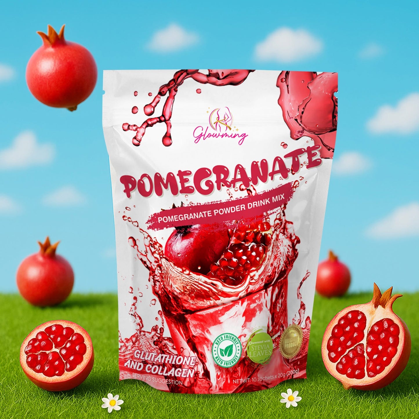 Cc Glam Glowming Pomegranate Drink | 10 Sachets
