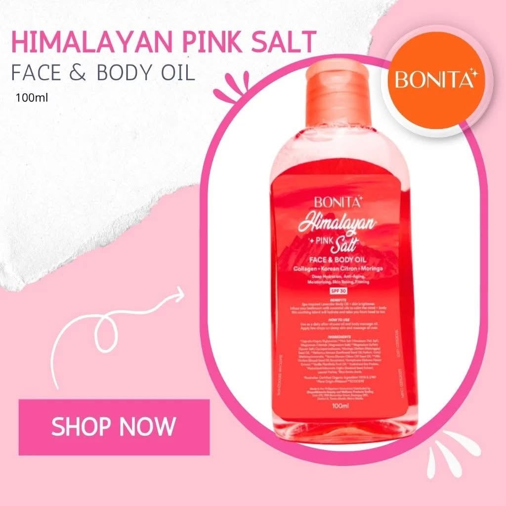 Bonita Himalayan Pink Salt Face & Body Oil | 100ml