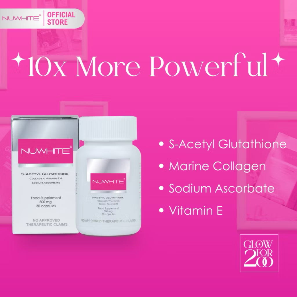 Nuwhite S-Acetyl Glutathione with Collagen