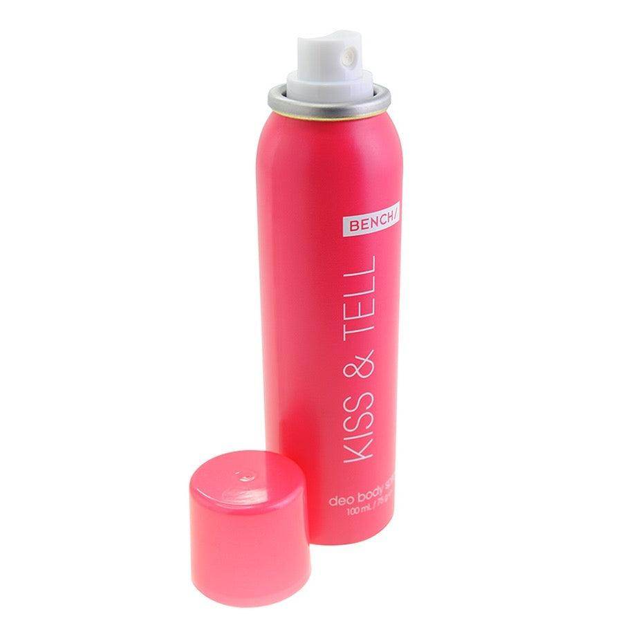 BENCH/ Kiss & Tell Deo Body Spray 100ml - MZG Health & Beauty Imports