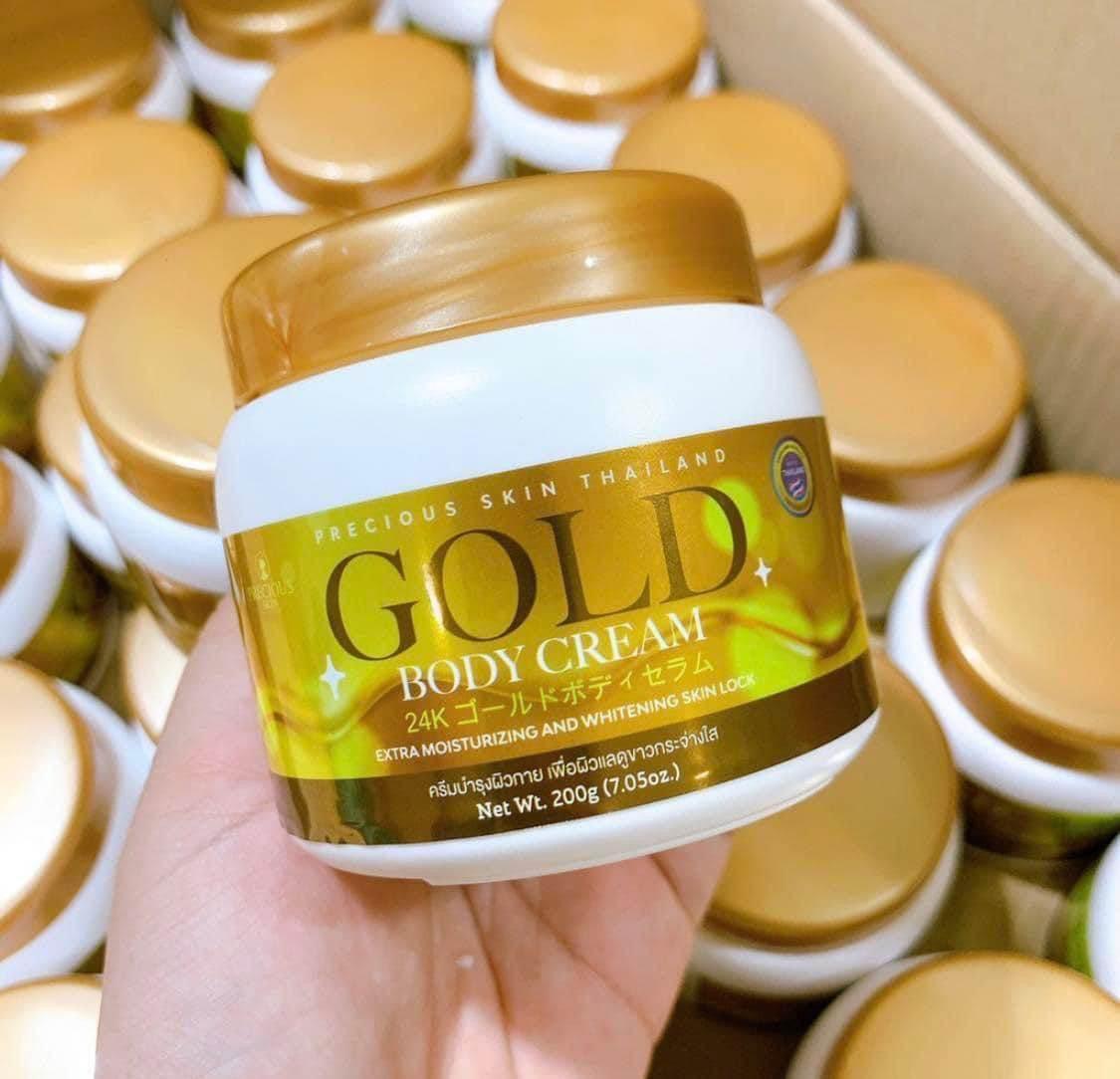 Precious Skin Thailand Gold Body Cream 200g - MZG Health & Beauty Imports