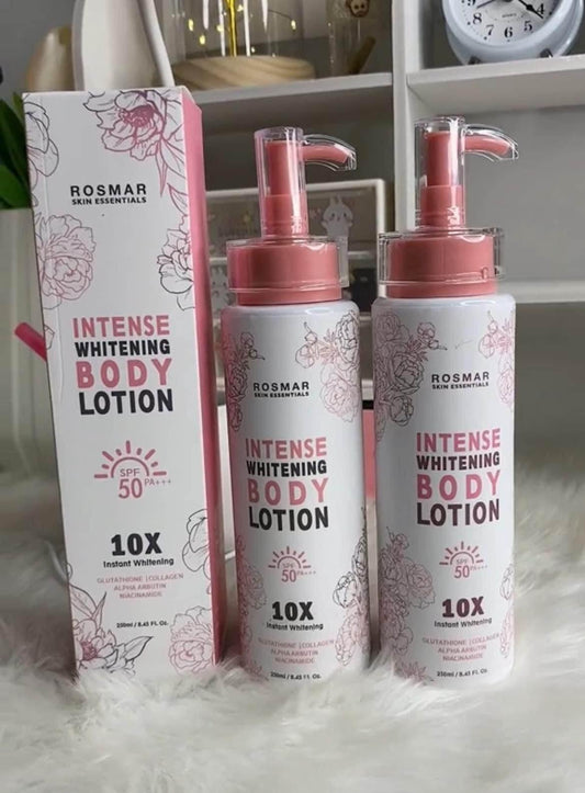Rosmar Intense Whitening Body Lotion 10x | spf 50pa+++ - MZG Health & Beauty Imports