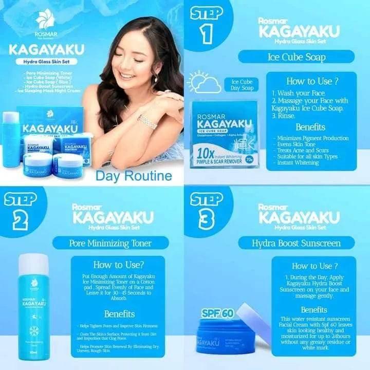 Rosmar Kagayaku Hydra Glass Skin Set - MZG Health & Beauty Imports