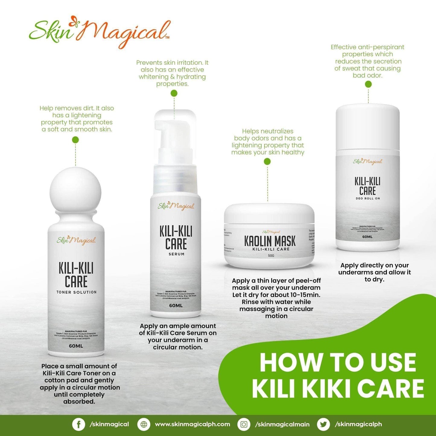 Skin Magical Kili Kili Care Set - MZG Health & Beauty Imports