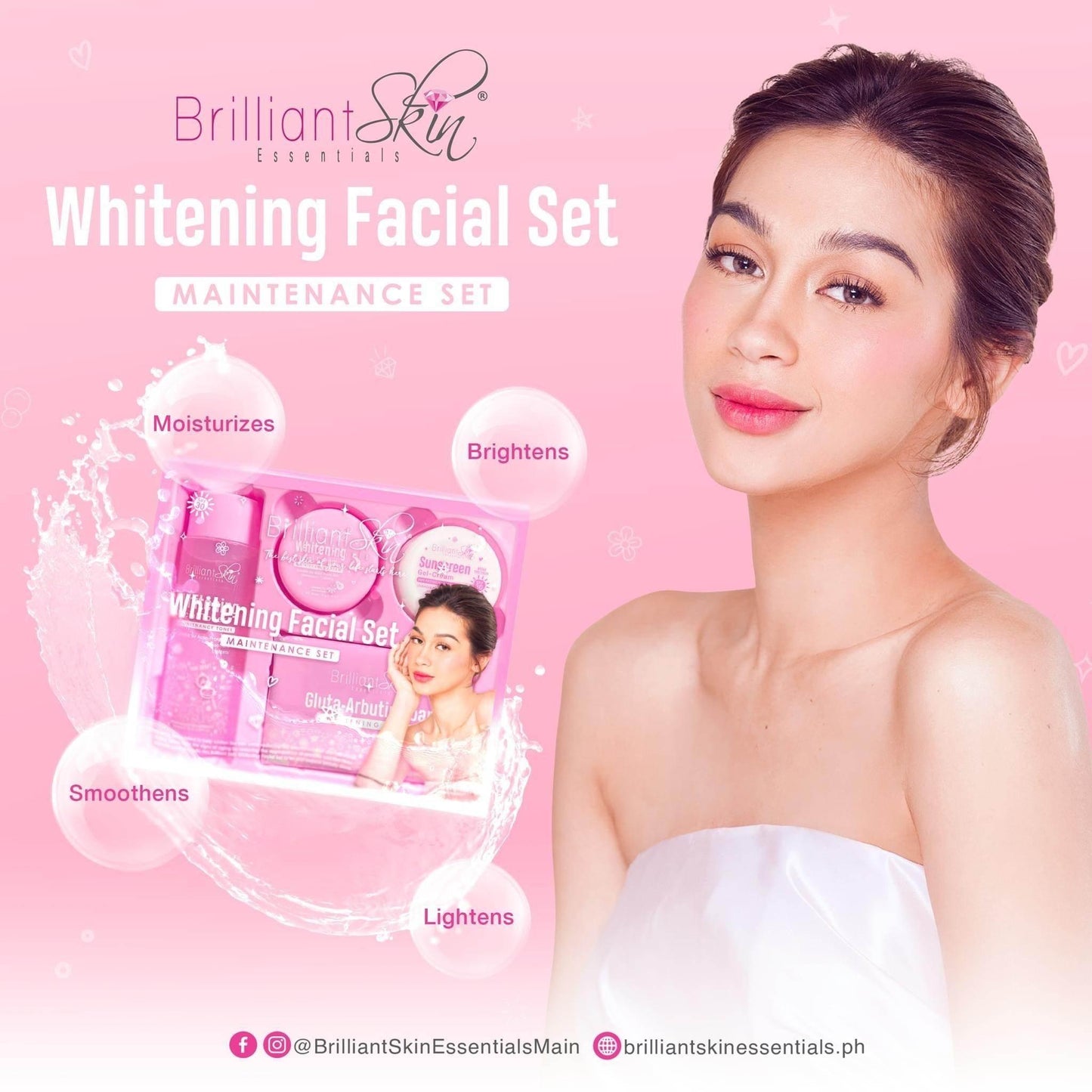 Brilliant Skin Whitening Facial Set - Maintenance Set - MZG Health & Beauty Imports