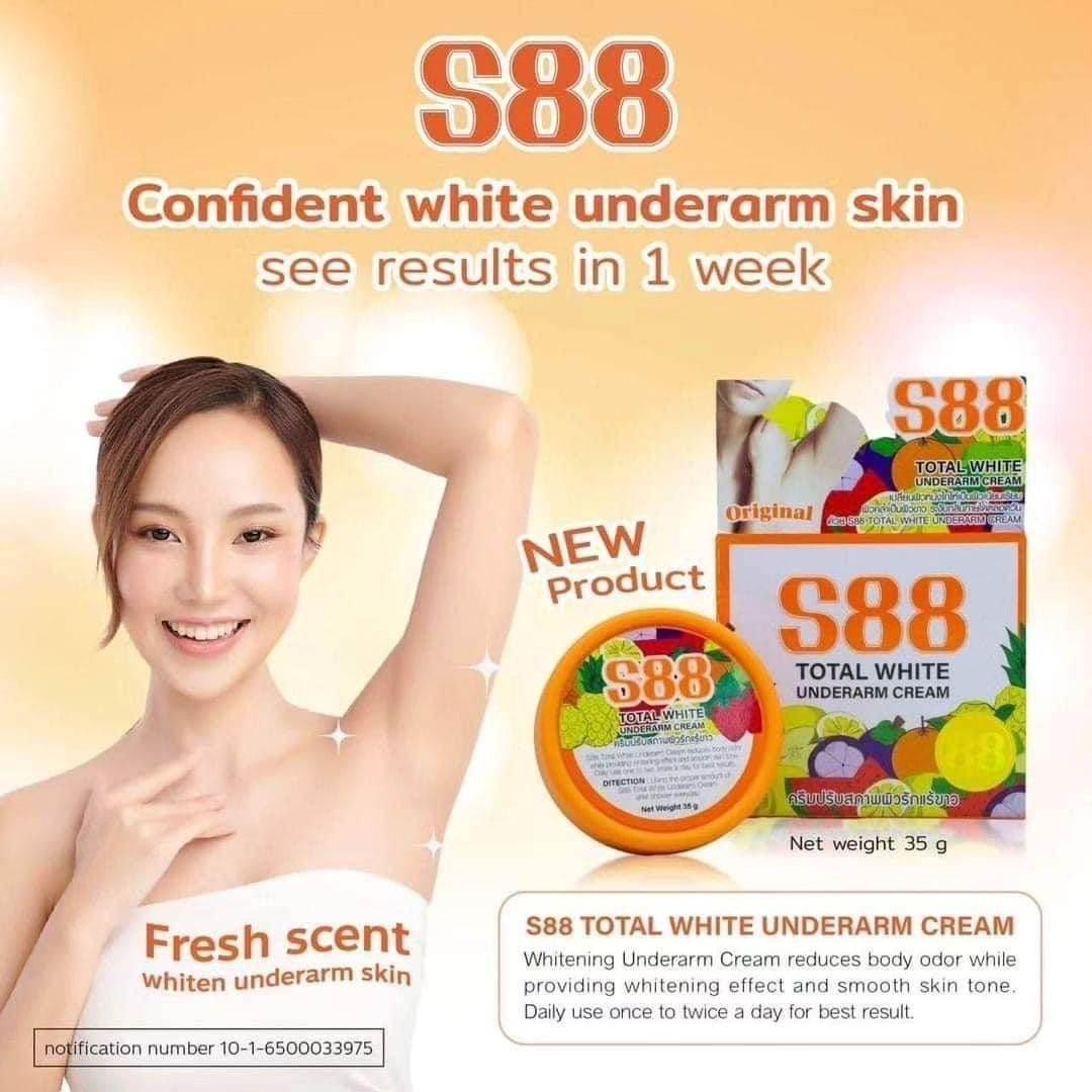 S88 Total White Underarm Cream - MZG Health & Beauty Imports