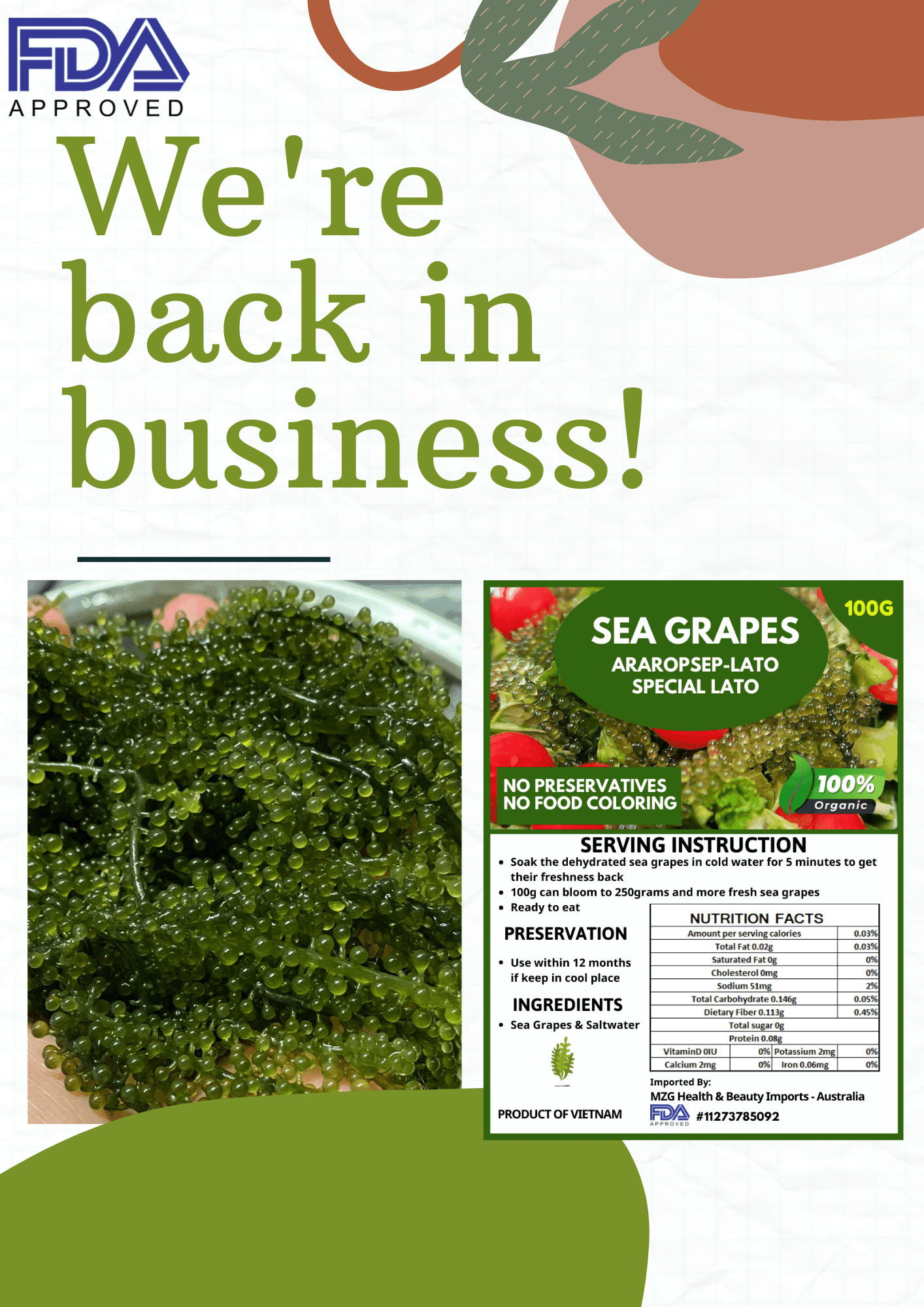 Mini Grocery ( FOODIE ) - MZG Health & Beauty Imports