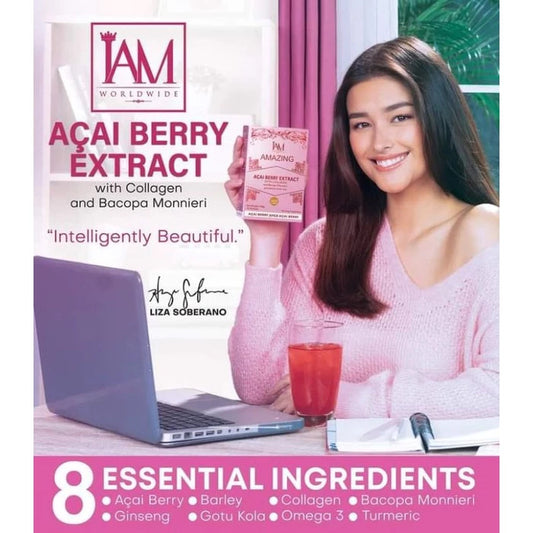 I am ￼Amazing Acai Berry Extract with Collagen (7 sachets)