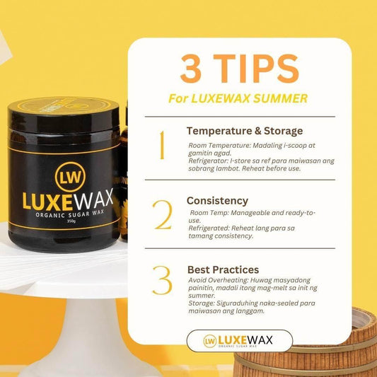 Luxewax Organic Sugar Wax | 250ml - MZG Health & Beauty Imports